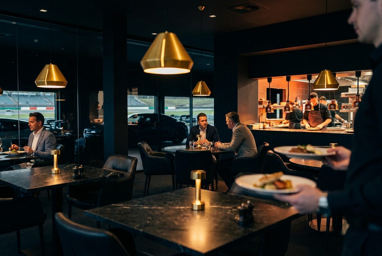 Gastronomiebereich im Erdgeschoss
