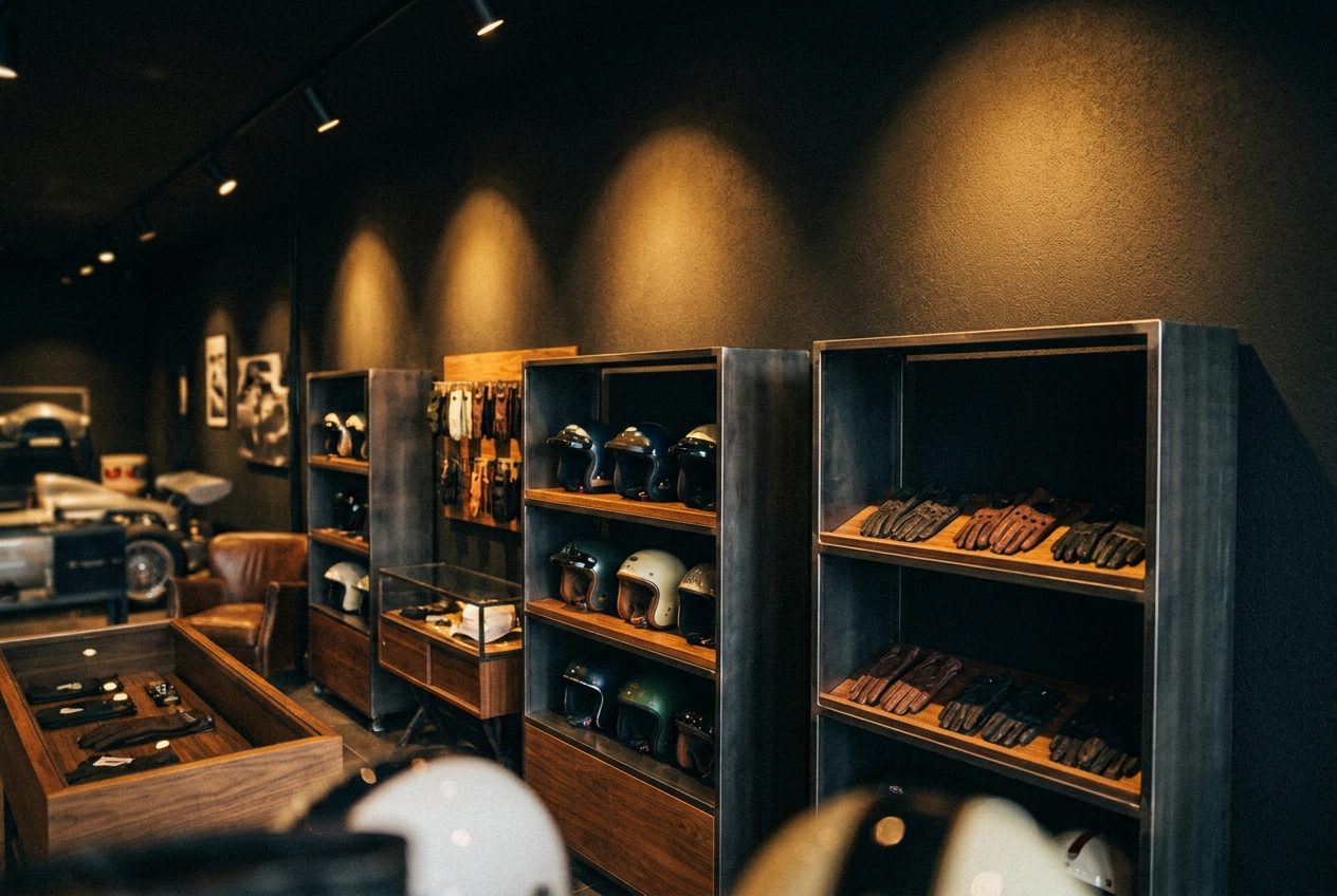 District Shop mit Merchandise
